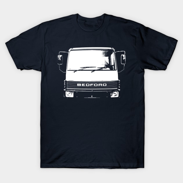 Bedford TL 1980s classic heavy lorry monoblock white T-Shirt by soitwouldseem